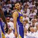 Stephen Curry of the Golden State Warriors in Game 4 of the Western Conference finals against the Oklahoma City Thunder at Chesapeake Energy Arena in Oklahoma City on May 24, 2016
Ronald Martinez/Getty Images